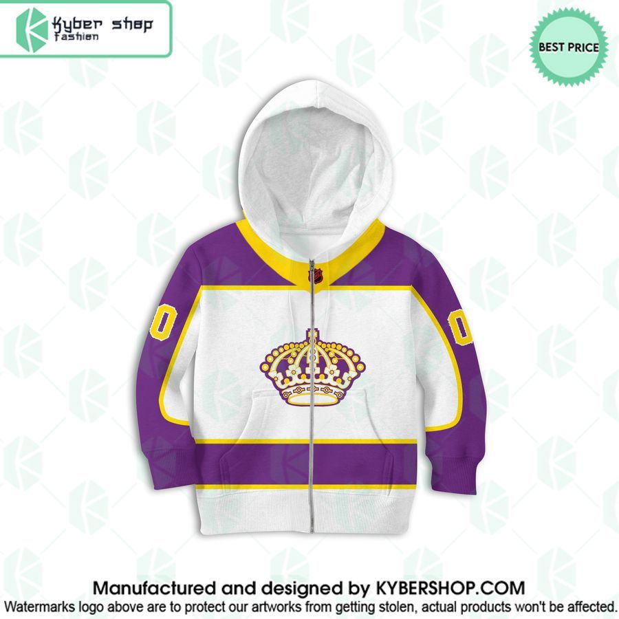 Reverse Retro Jerseys Los Angeles Kings CUSTOM Hoodie