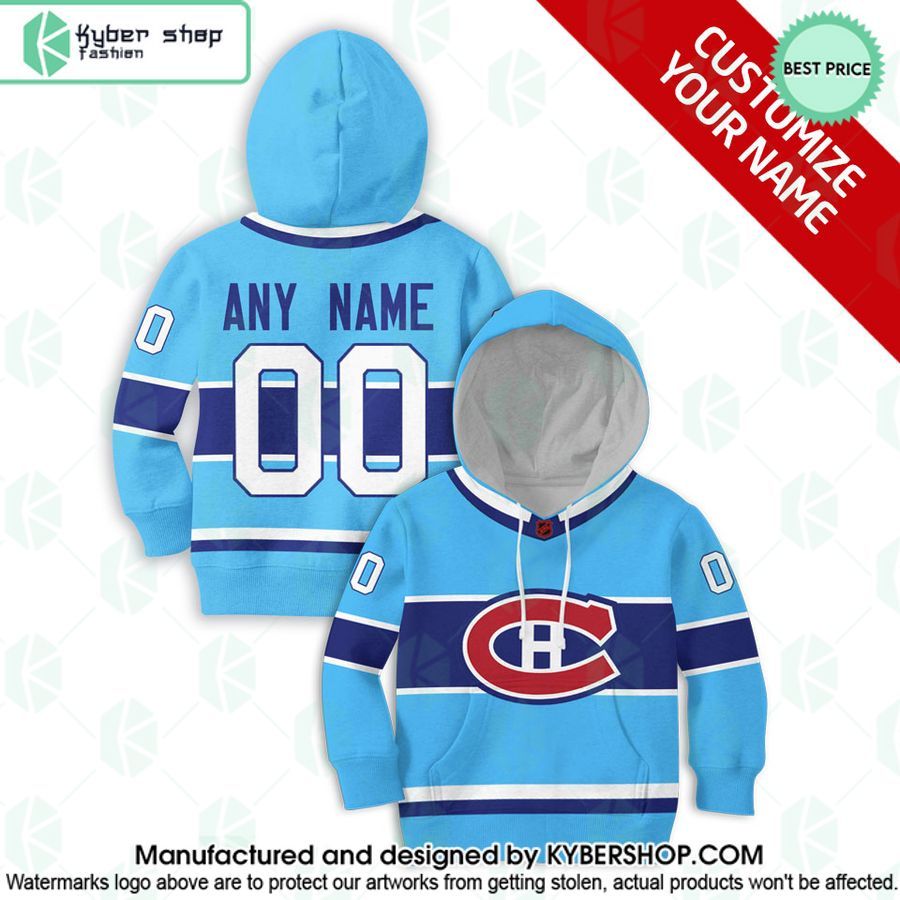 Reverse Retro Jerseys Montreal Canadiens CUSTOM Hoodie