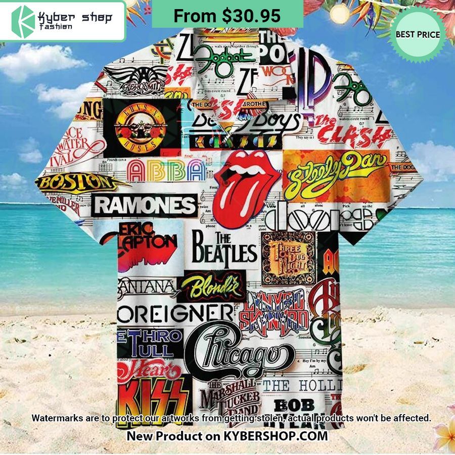 Rock Band Hawaiian Shirt