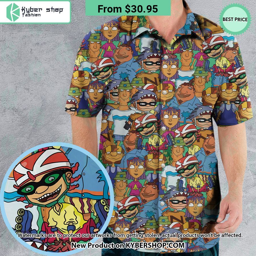 Rocket Power Characters Hawaiian Shirt