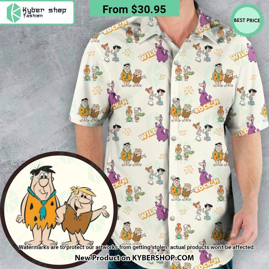 Rock’n The Flintstones Hawaiian Shirt