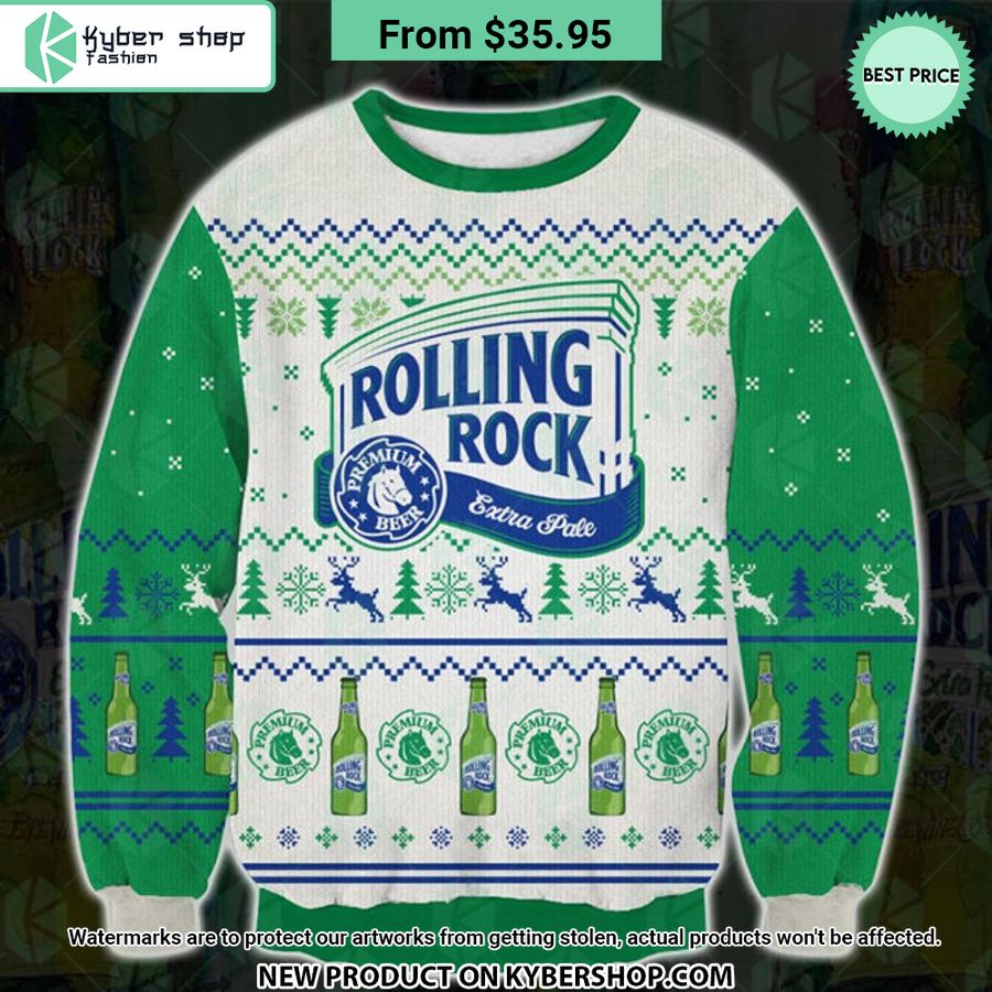 Rolling Rock Christmas Sweater
