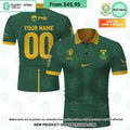Rugby World Cup 2023 Springboks South Africa Rugby Jersey Style CUSTOM Polo Shirt