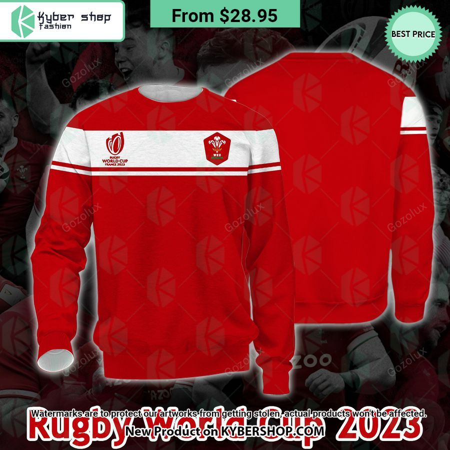 Rugby World Cup 2023 Wales Shirt, Hoodie