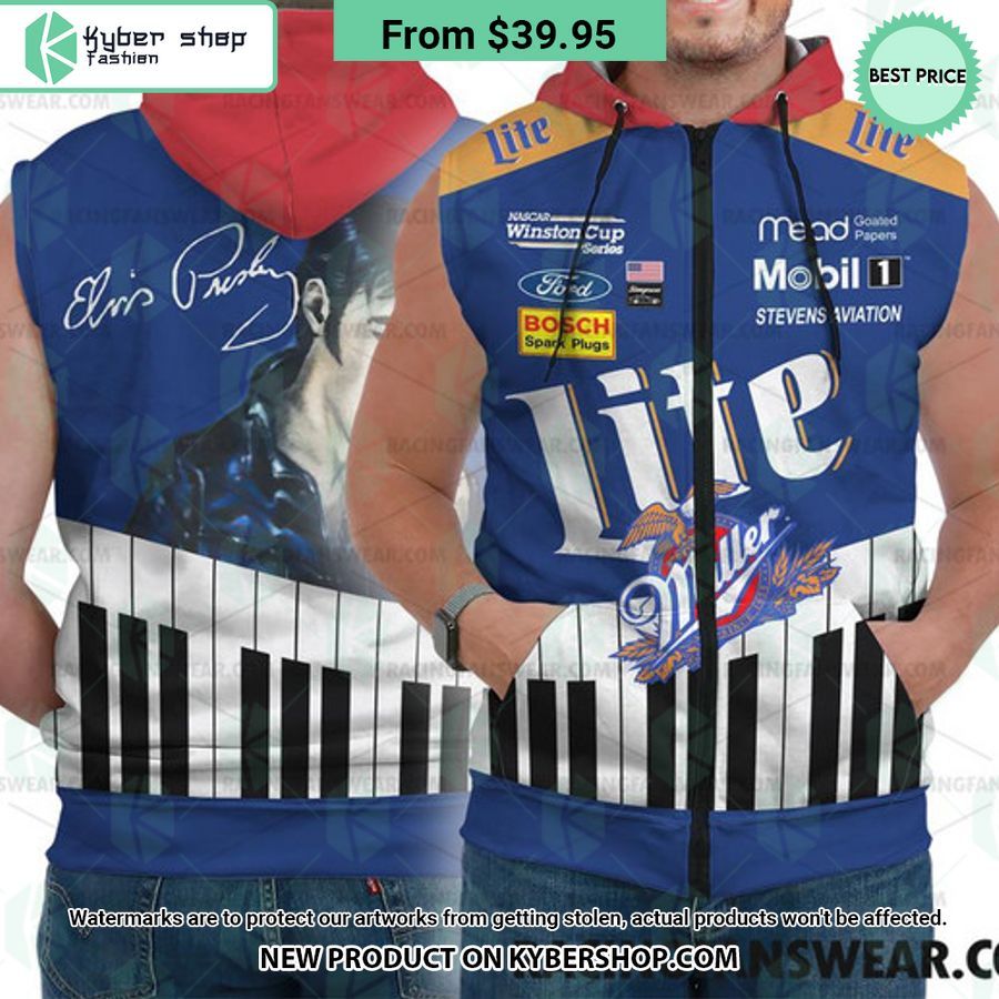 Rusty Wallace Nascar 1998 Racing Sleeveless Hoodie