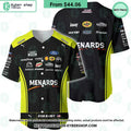 Ryan Blaney Nascar 2023 Menards Racing Baseball Jersey