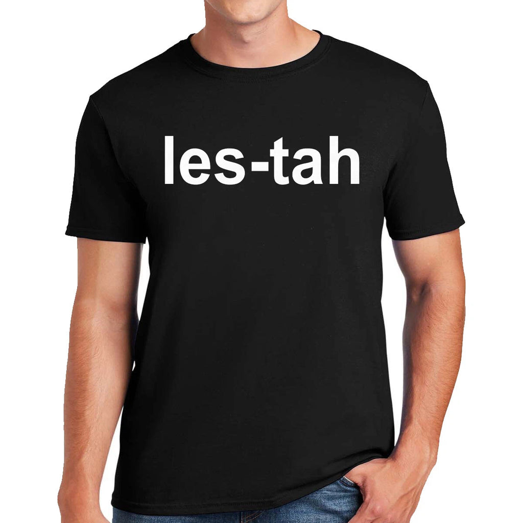 Leicester les-tah T-Shirt Funny Gift Party Novelty Top Tee