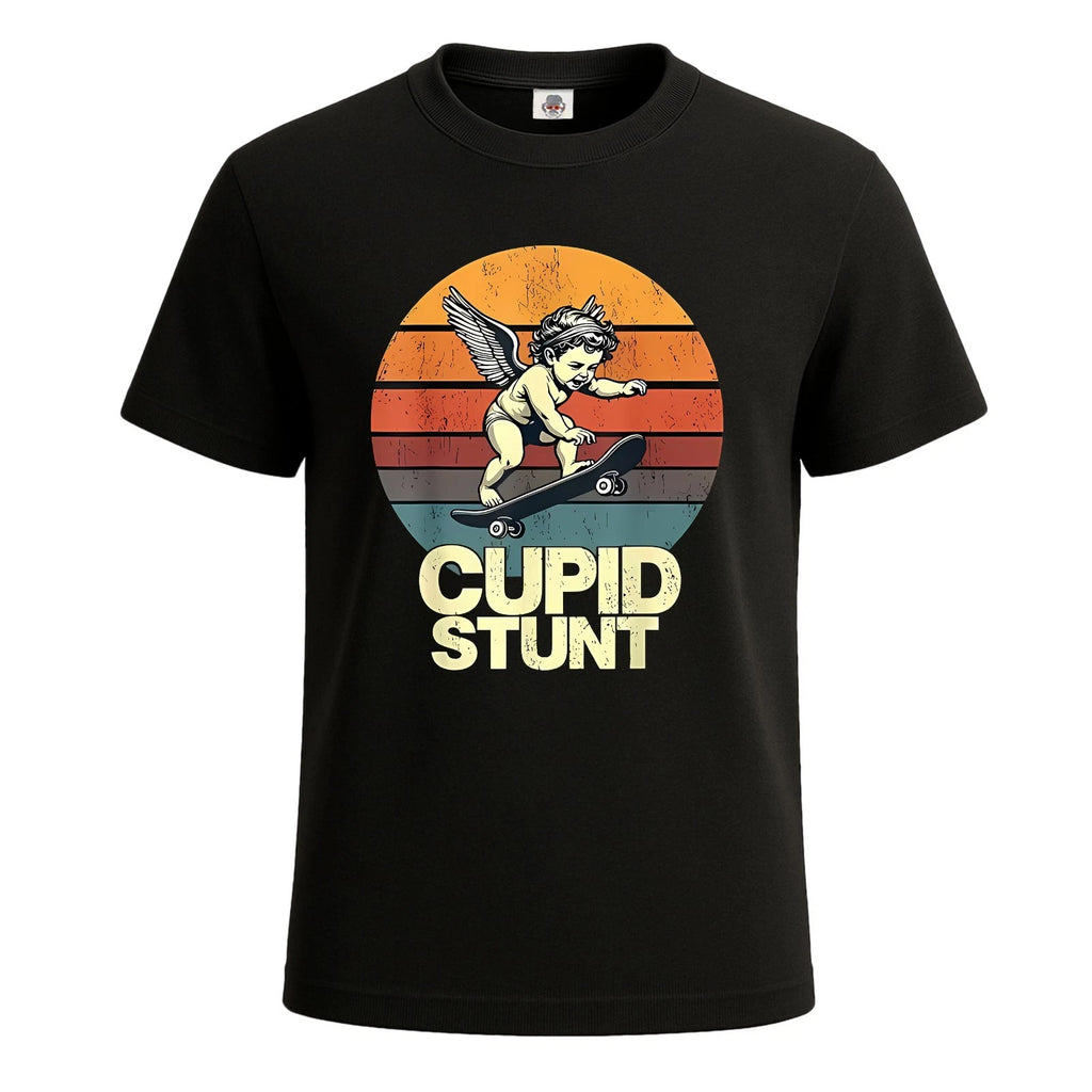 Cupid Stunt Funny Sarcastic Offensive Mens T Shirt Gift Party Joke  Tee Top