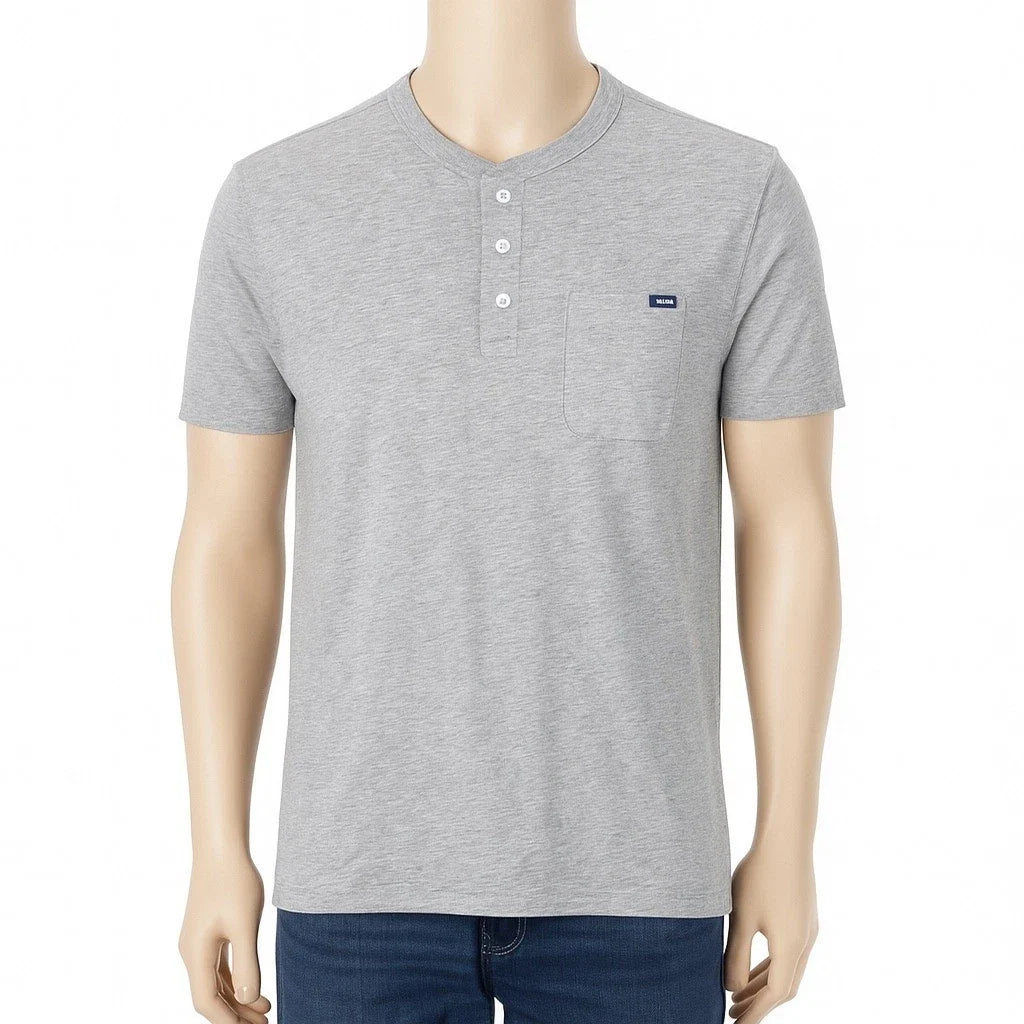 Chubbies Shirt Mens Gray Henley Short Sleeve Casual Minimalist Neutral Size M Unisex , , , Long Sleeve Tee