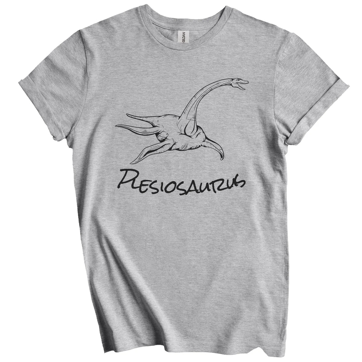Plesiosaurus Sketch Cool Prehistoric Animal Dinosaur - Dinosaur Gift Unisex , , , Long Sleeve Tee