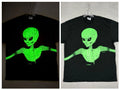 Vtg Lee Alien Wrap Around Men’s XL Glow In the Dark 90s Rivertown Trade Unisex , , , Long Sleeve Tee