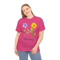 Floral February - Minimalist Flower Tee for Chic Outfits Unisex , , , Long Sleeve Tee