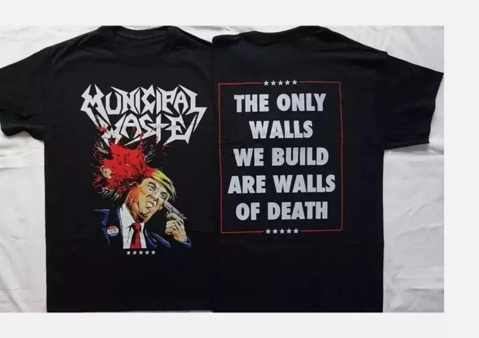 Municipal Waste Dump Donald Trump Sides Black Tee Unisex T-shirt, Sweatshirt, Hoodie (1)