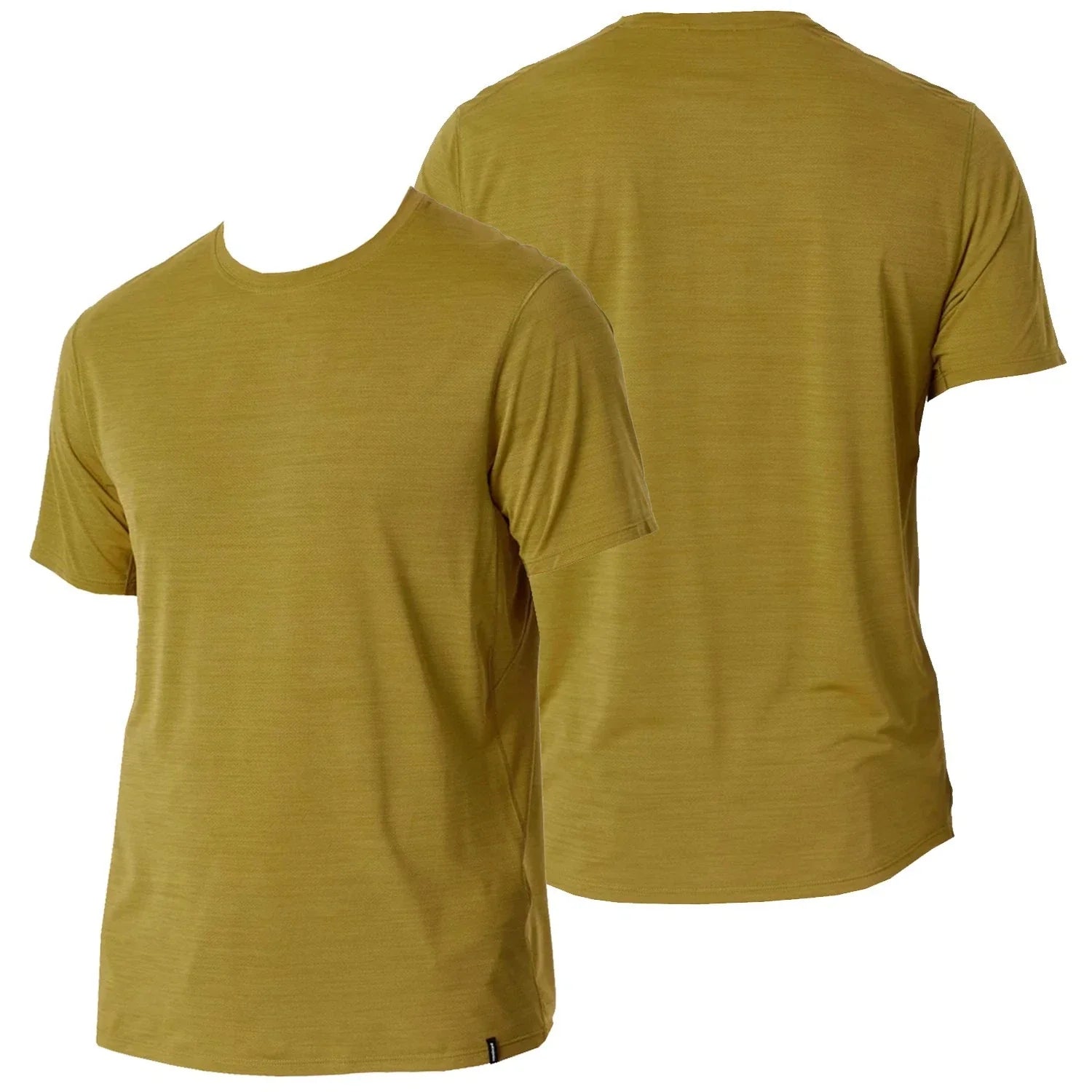 Patagonia Mens Capilene Cool Ultra S/S - Black - Bobcat Brown/X-Dye Unisex , , , Long Sleeve Tee