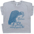 Vulture Shirt Cool Bird Graphic T Shirt Weird Vintage Raven Graphic Skull Tee Unisex , , , Long Sleeve Tee