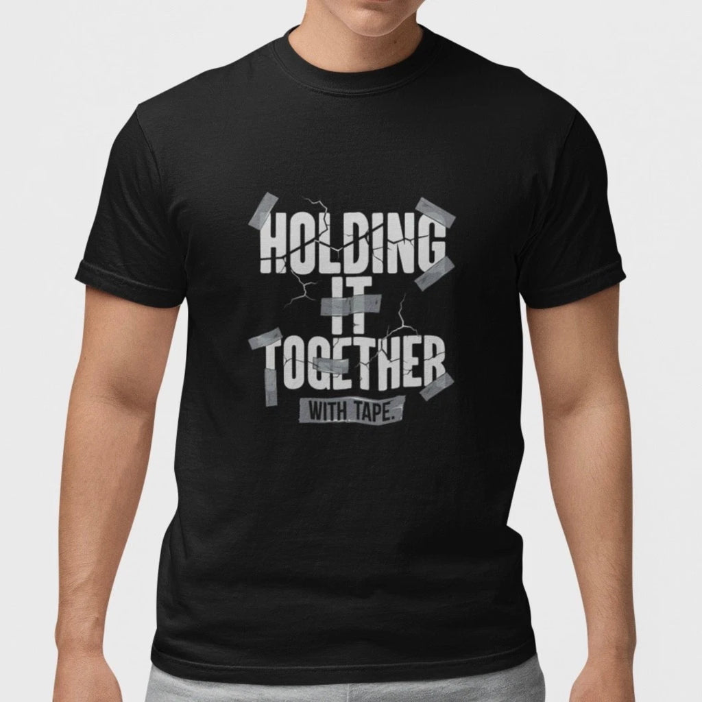 Holding It Together With Tape Shirt Funny Quote Tee Casual Gift Top