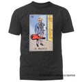 El Musico Loteria Tarjeta Mexican Came Card Graphic Tee Unisex , , , Long Sleeve Tee