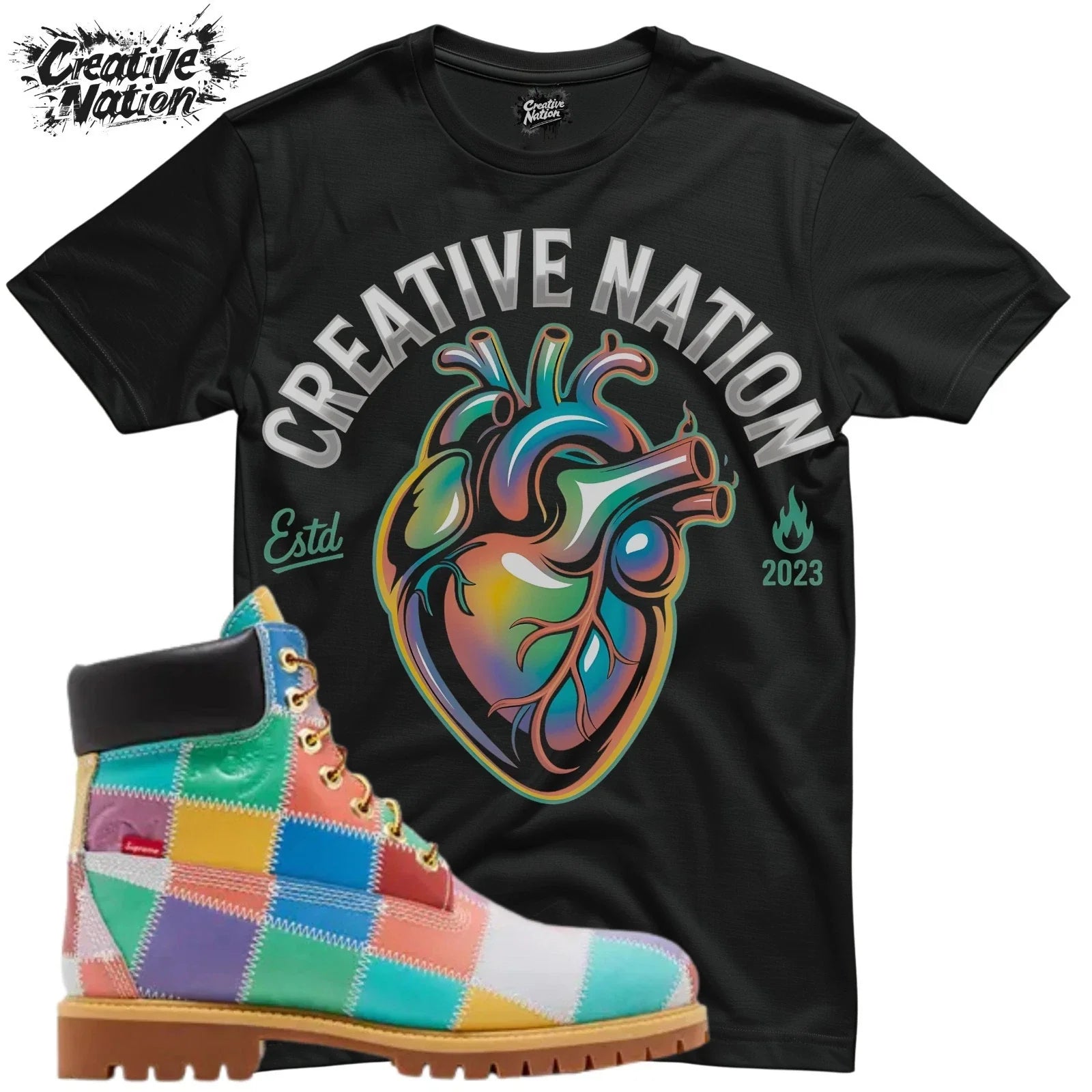Shirt To Match 6 Premium Waterproof Boot Multi-Color Unisex Tee Heart Shirt Unisex , , , Long Sleeve Tee