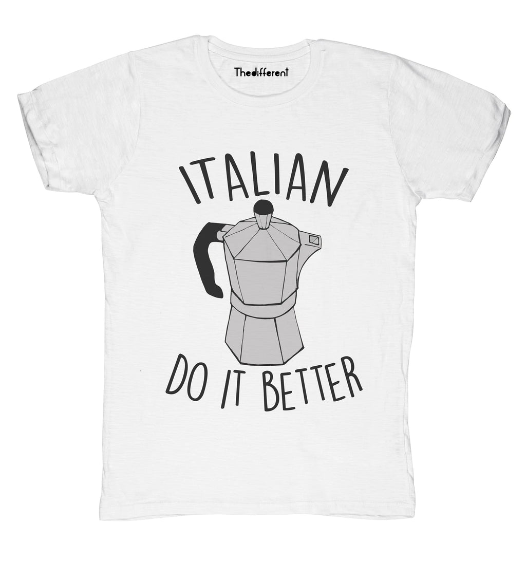 New T-shirt Blaze Man Coffee Italian Lo Fanno Better Gift Idea