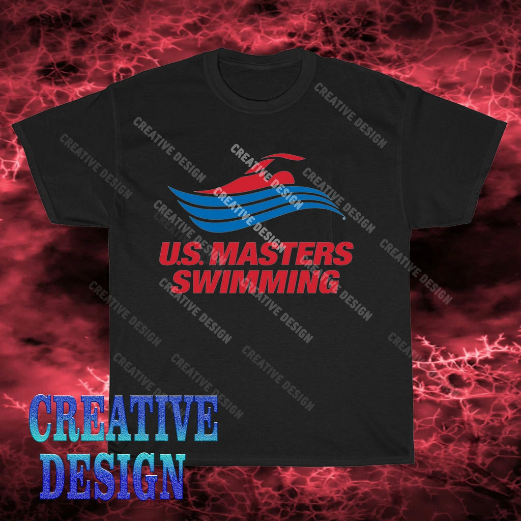 NEW US Masters Swimming Launches Exclusive Workout Library Logo Funny Size S-5XL
