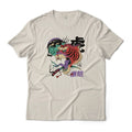 Psychedelic Tiger Japanese Aesthetic Graphic Tee Unisex Lightweight Cotton Unisex , , , Long Sleeve Tee