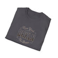 BROOKLIN NEW YORK NYC Minimalist Transparent Graphic Tee -Textured Urban Almond Unisex , , , Long Sleeve Tee