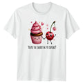 Youre The Cherry On My Cute Food Love Dessert Valentines Day Gift Unisex , , , Long Sleeve Tee