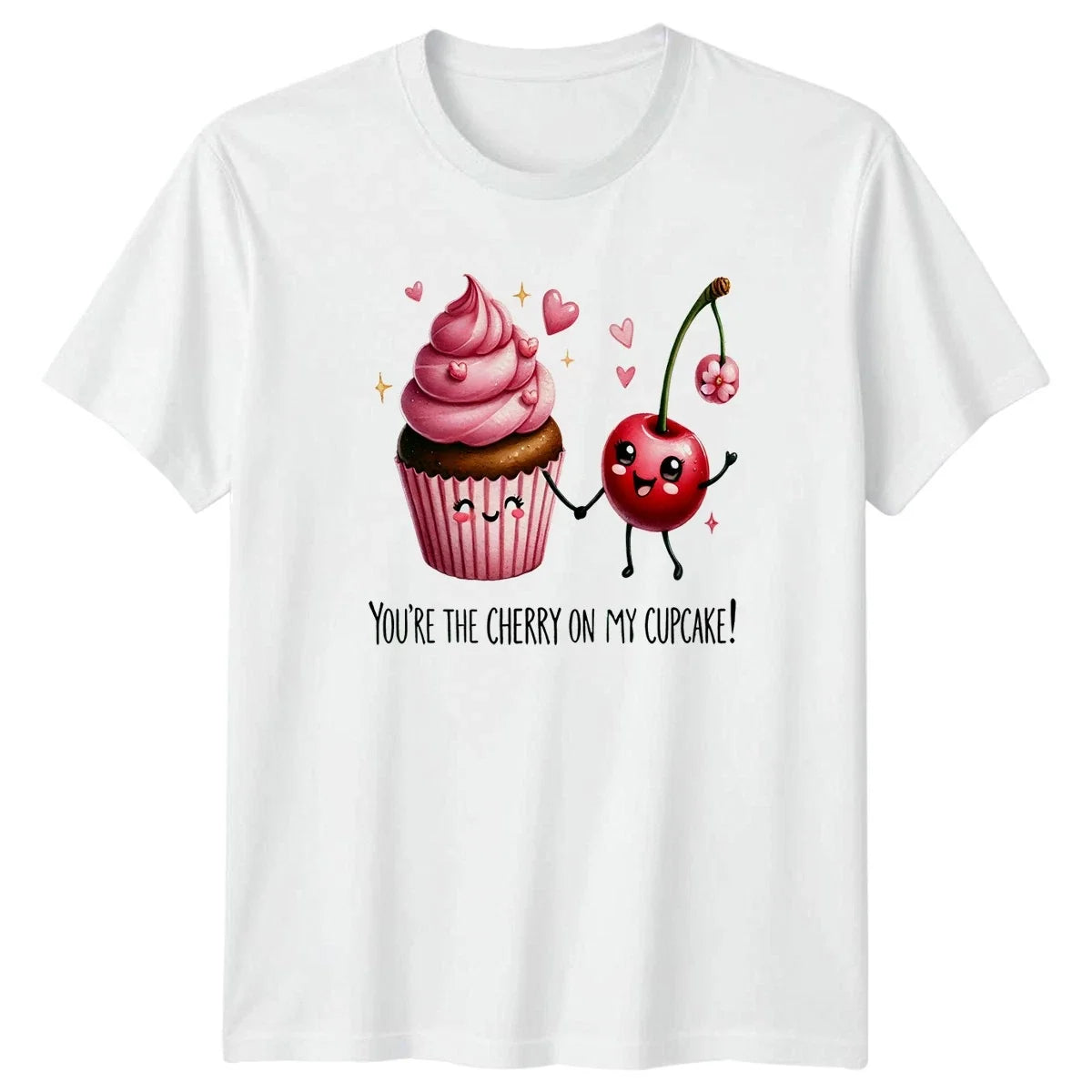 Youre The Cherry On My Cute Food Love Dessert Valentines Day Gift Unisex , , , Long Sleeve Tee