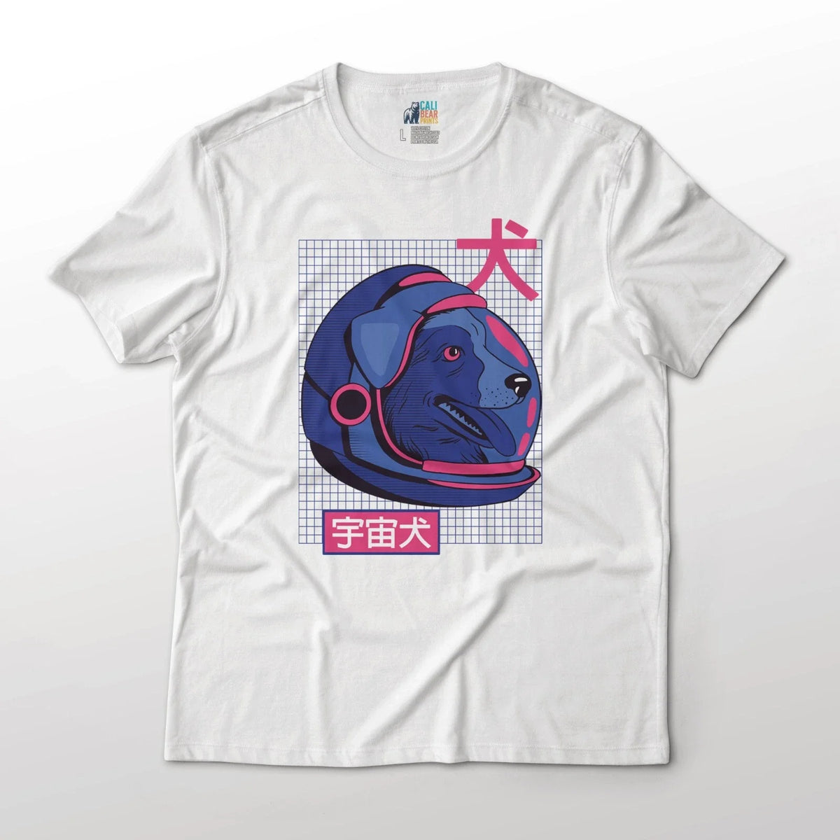 Space Dog Retro Aesthetic Art Graphic Unisex , , , Long Sleeve Tee