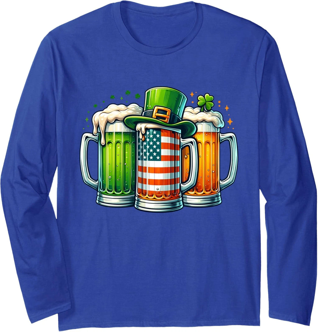 Irish Beer Ireland St Patricks Day Drinking Party Long Sleeve T-Shirt