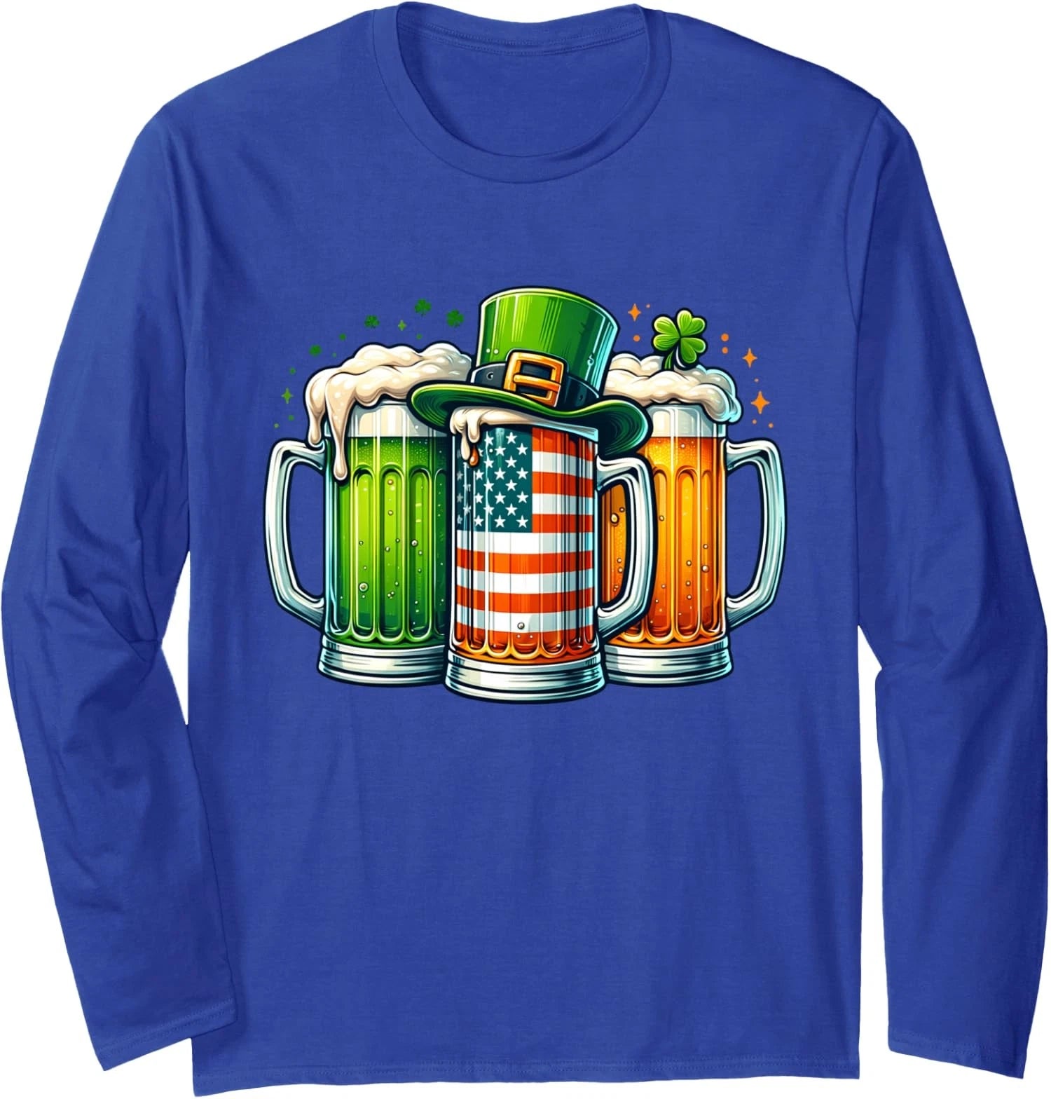 Irish Beer Ireland St Patricks Day Drinking Party Long Sleeve T-Shirt