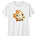 Cute Pufferfish Aquatic Ocean Wildlife Gift For Him And Her Unisex , , , Long Sleeve Tee