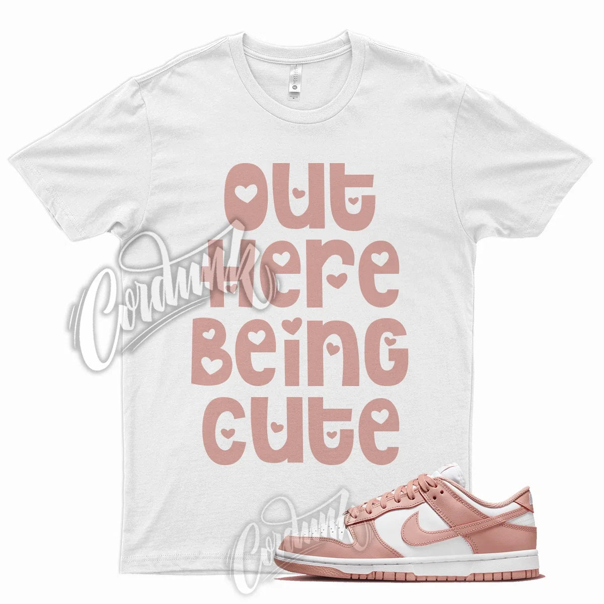 CUTE T Shirt for WMNS Dunk Low Rose Whisper Foamposite Gold 1 Mid High Unisex , , , Long Sleeve Tee