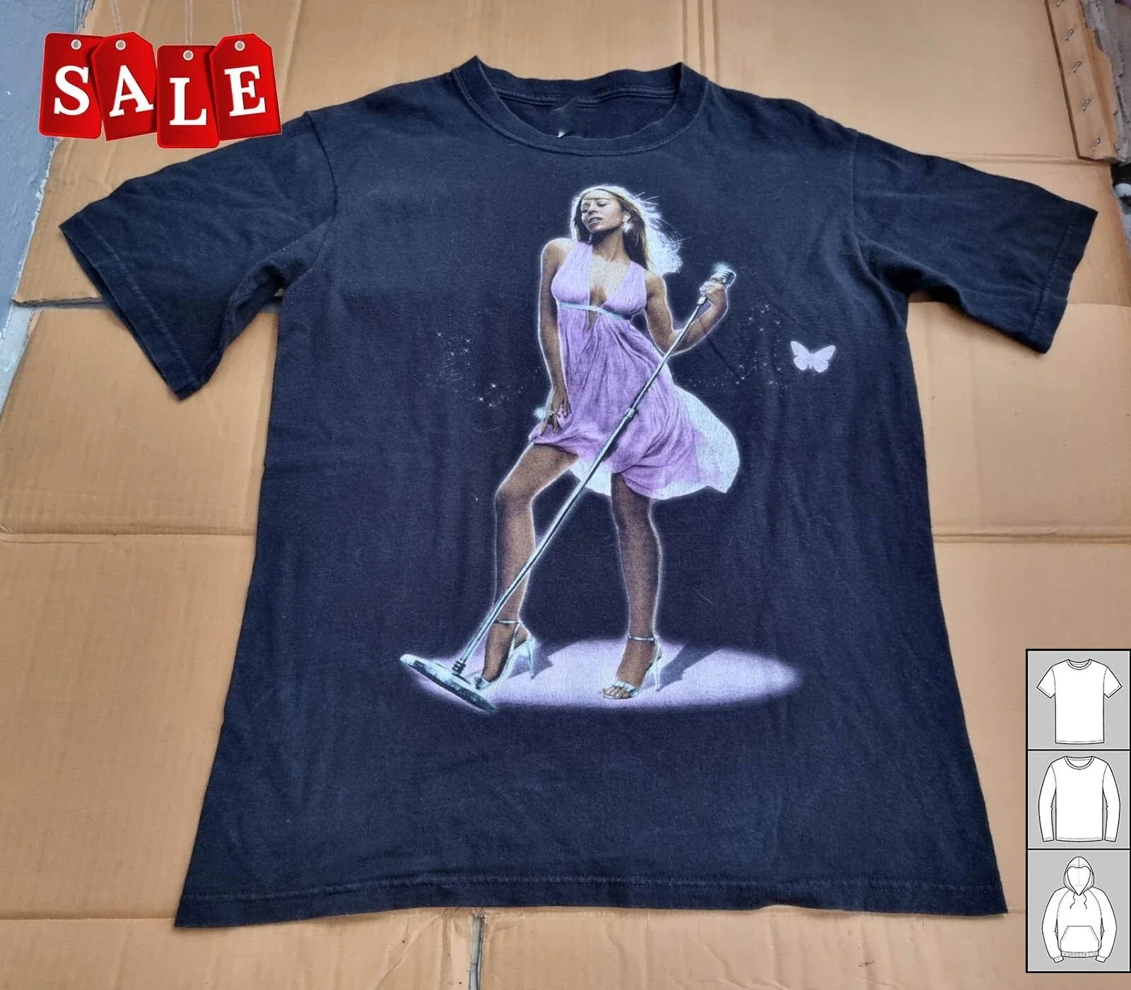 Mariah Carey The Adventures Of Mimi 2006 Gift For Fans Unisex S-5XL Shirt CA686 Unisex , , , Long Sleeve Tee