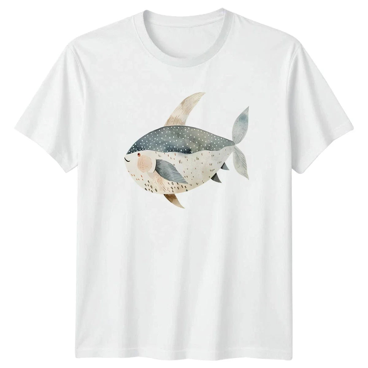 Cute Spotted Ocean Fish Nature Wildlife Gift For Him And Her Unisex , , , Long Sleeve Tee