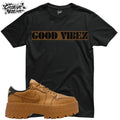 Shirt To Match 1 Low Brooklyn Wheat Unisex Tee Sneaker Shirt Good Vibez Shirt Unisex , , , Long Sleeve Tee