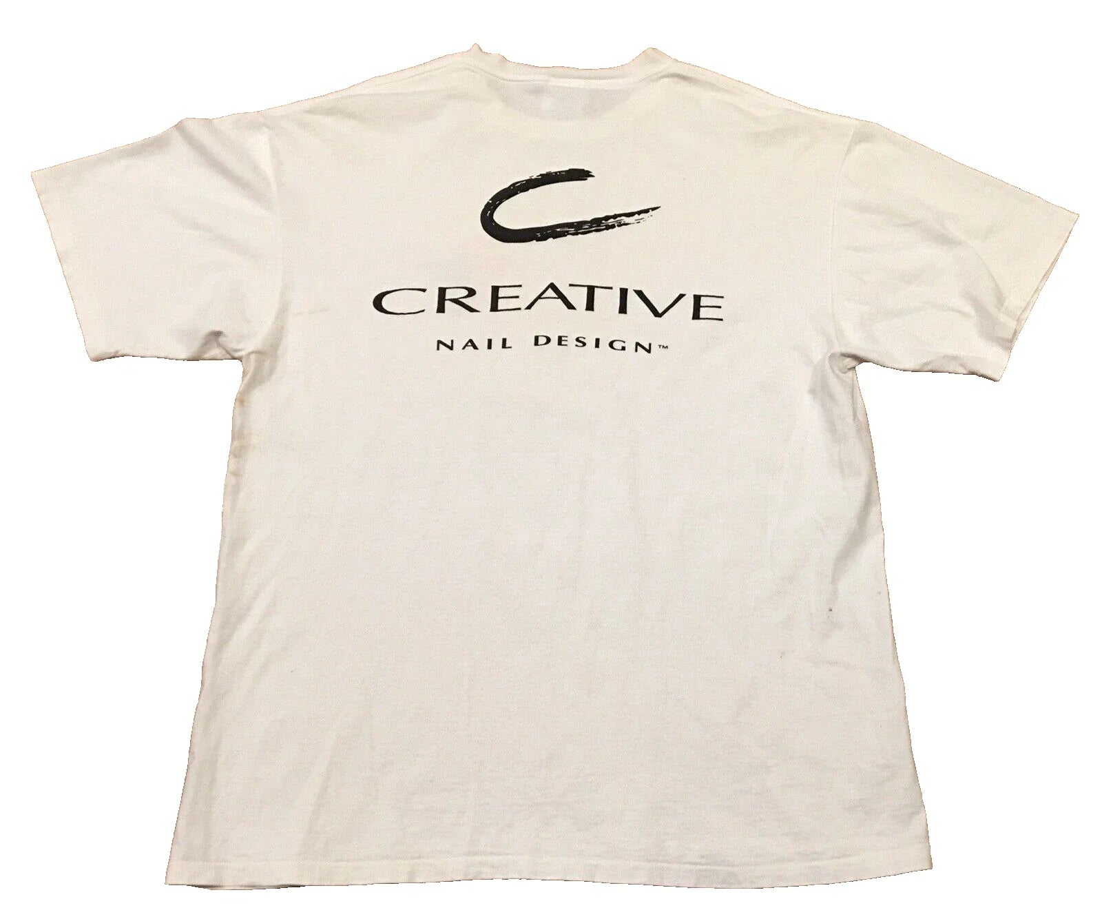 White TShirt XL Men Happy Birthday Radical Creative Nail Design W/Discolorations Unisex , , , Long Sleeve Tee