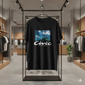 Honda Civic JDM Graphic T Shirt Japanese Style Car Enthusiast Tee - S282 Unisex , , , Long Sleeve Tee