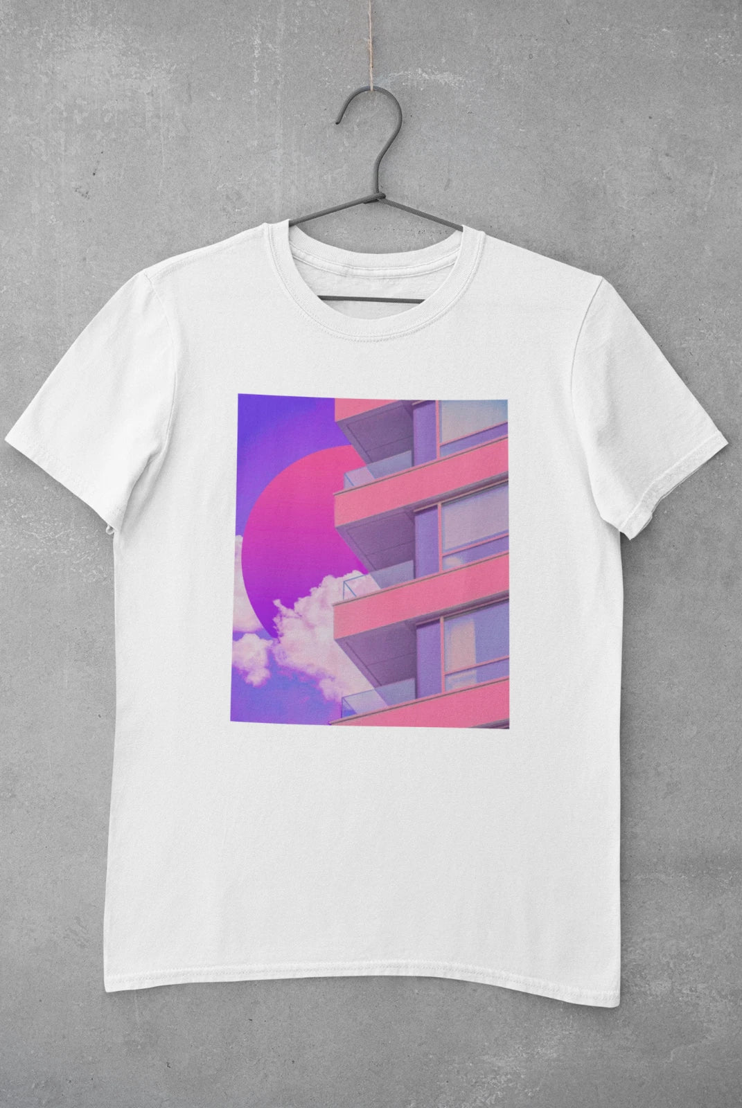 Lean Sunset Aesthetic Vaporwave Art Printed Cotton Men's Top Tee Comfort Unisex , , , Long Sleeve Tee