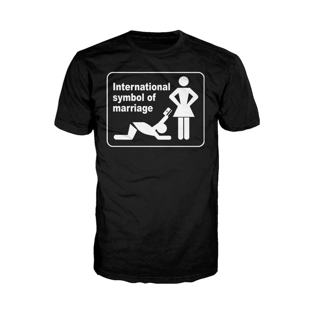 Funny Marriage Symbol T-Shirt Sarcastic Husband Gift Shirts