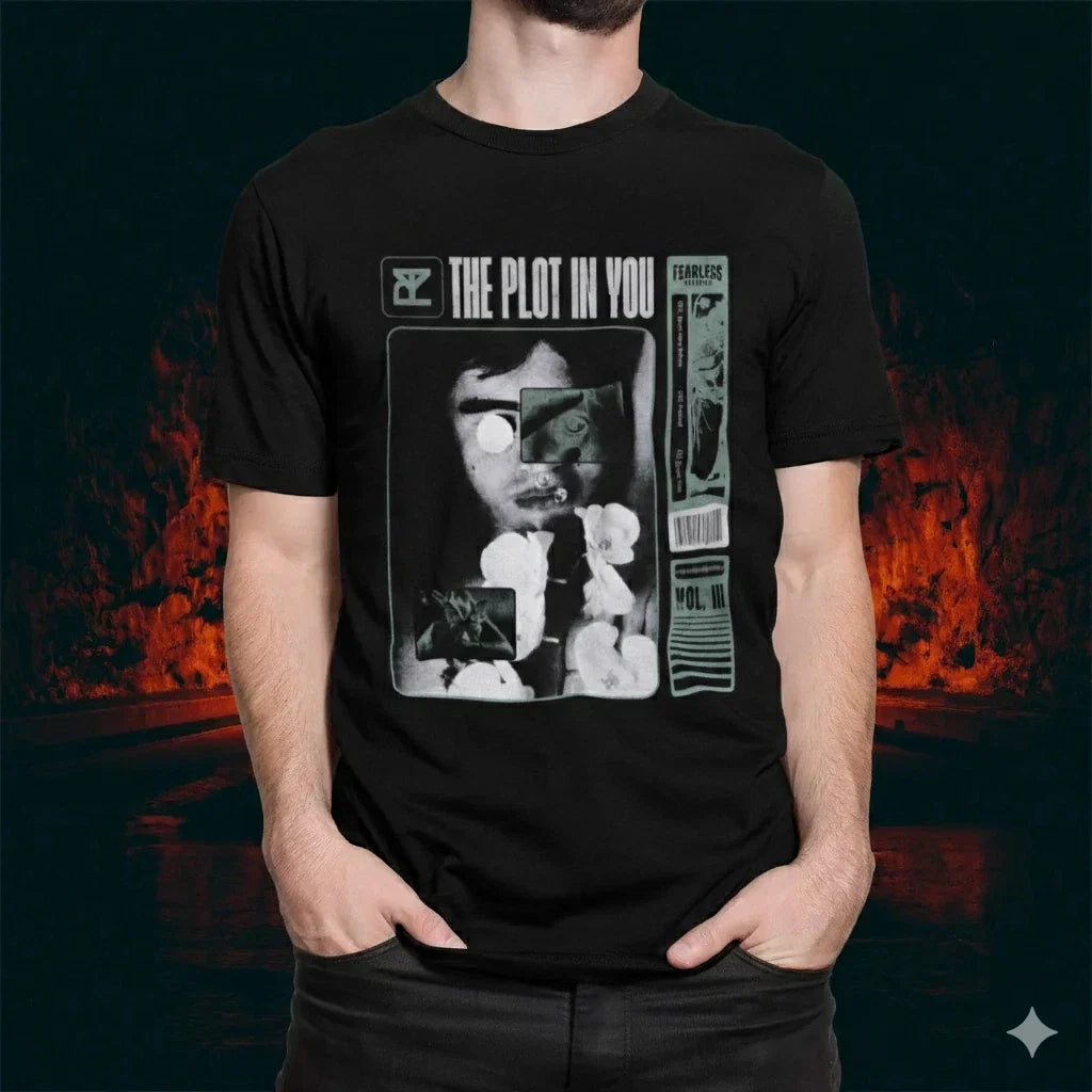 The Plot In You Band Fearless Records Metalcore Unisex Tee - S611 Unisex , , , Long Sleeve Tee