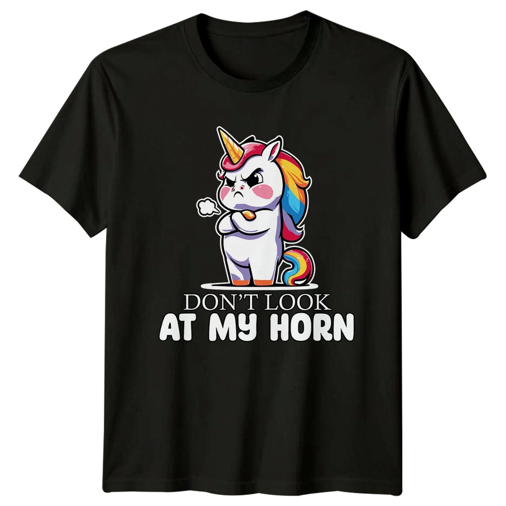 Dont Look At My Horn T-Shirt Unisex Gift For Him And Her