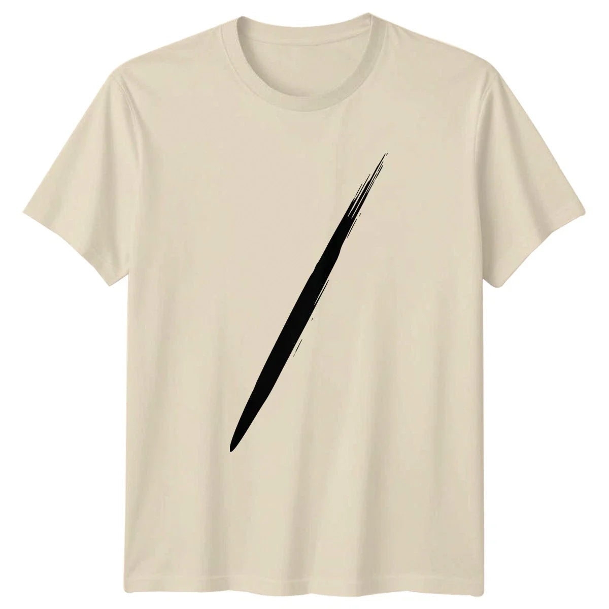 Abstract Black Brush Stroke Art Grunge Aesthetic Unisex , , , Long Sleeve Tee