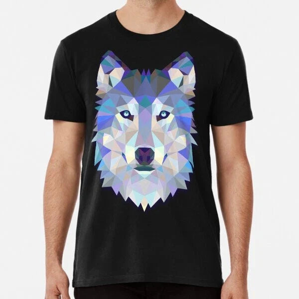 Cool Colorful Wolf S to 5XL Made in the AU/USA Unisex , , , Long Sleeve Tee