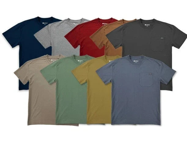 Buffalo Outdoors® Workwear Men's Heavyweight Pocket - Multiple Colors! Unisex , , , Long Sleeve Tee