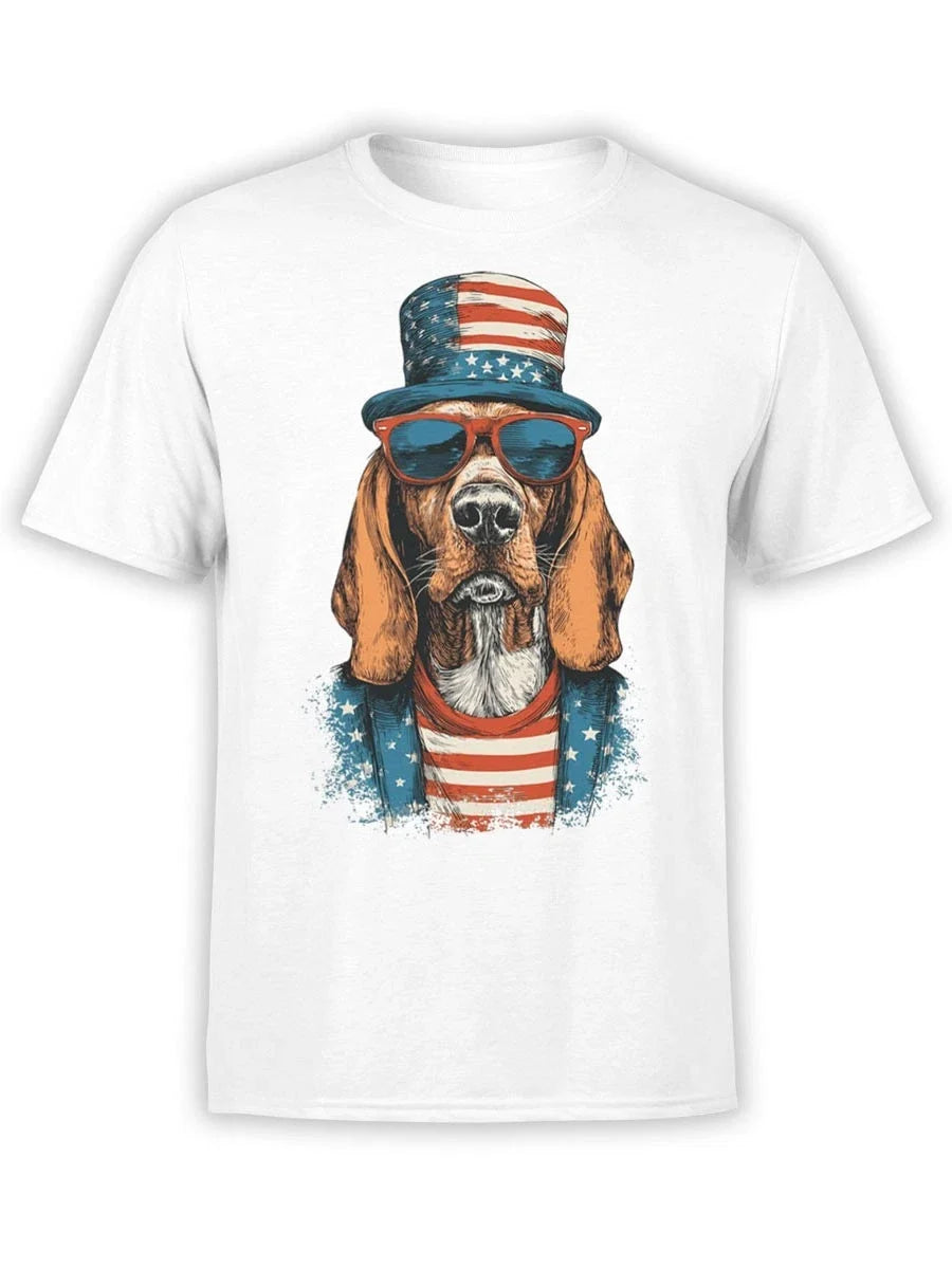 FANTUCCI Uncle Bark | Funny Patriotic Dog Tee for USA | Unisex Unisex , , , Long Sleeve Tee