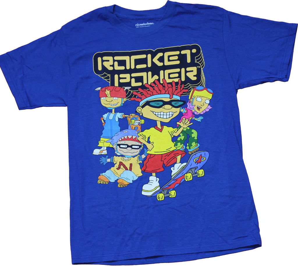Rocket Power New Adult T-Shirt - Group Under Logo Image