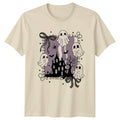 Cute Ghost Haunted House Fall Halloween Gift For Him And Her Unisex , , , Long Sleeve Tee