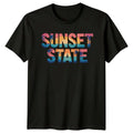 Sunset State Tropical Aesthetic Beach Vacation Summer Vacation Unisex , , , Long Sleeve Tee