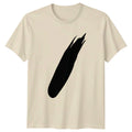 Black Grunge Brush Stroke Aesthetic Brushstroke Abstract Design Unisex , , , Long Sleeve Tee